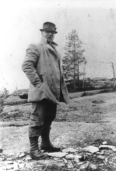 Gustav Wentzel ca 1895 Foto: Asker bibliotek