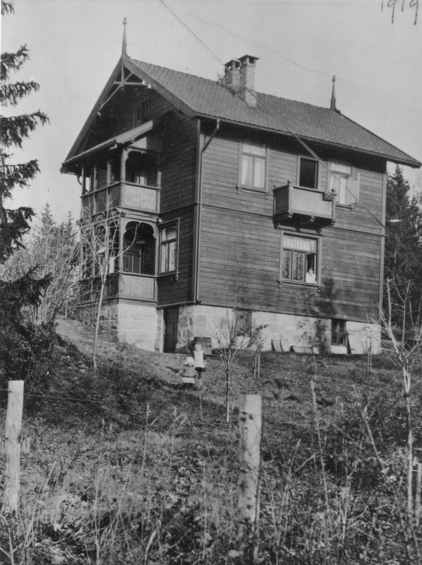 Vesleborgen 1919  Foto: Asker bibliotek