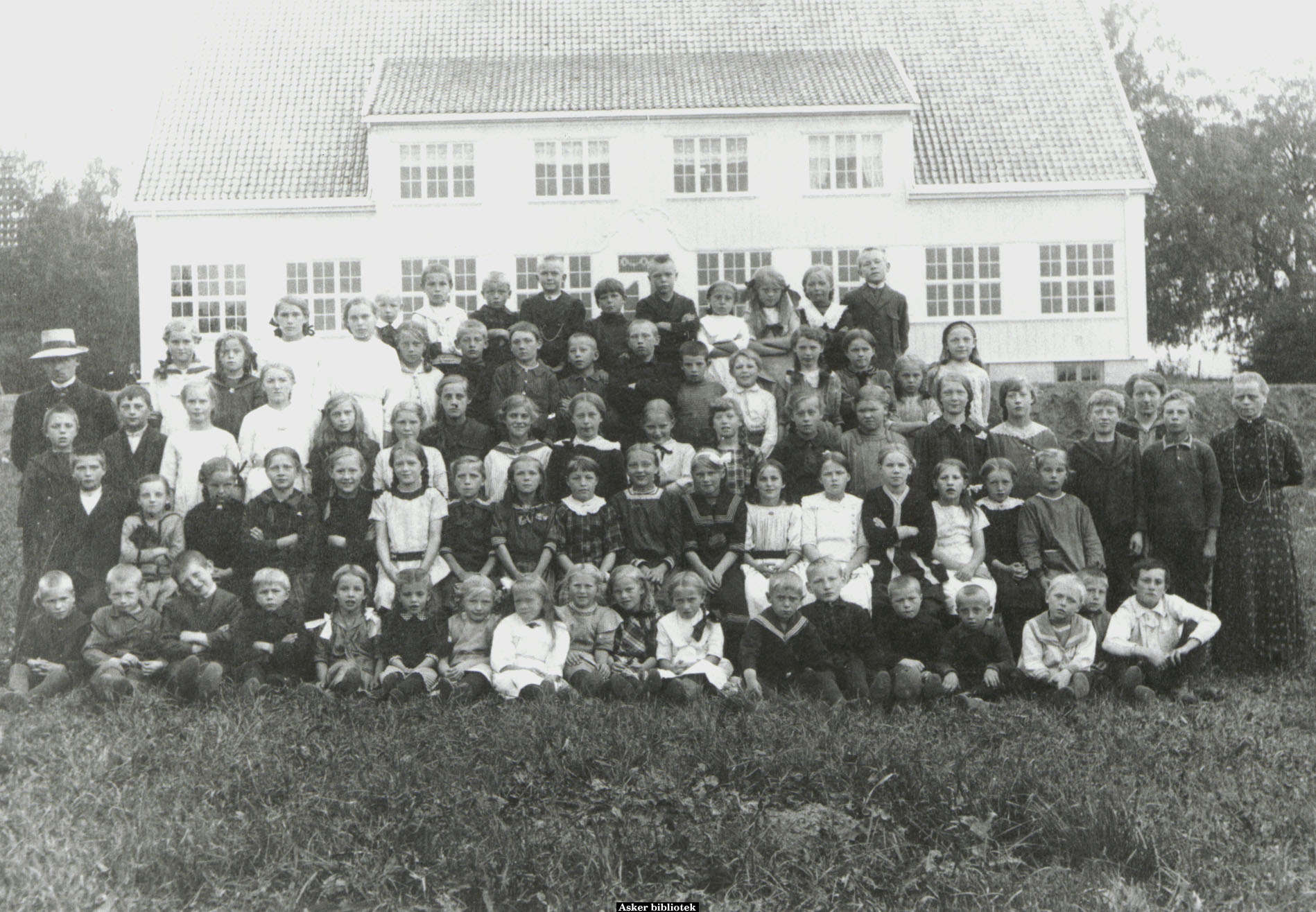 Elevene ved Jansløkka i 1915