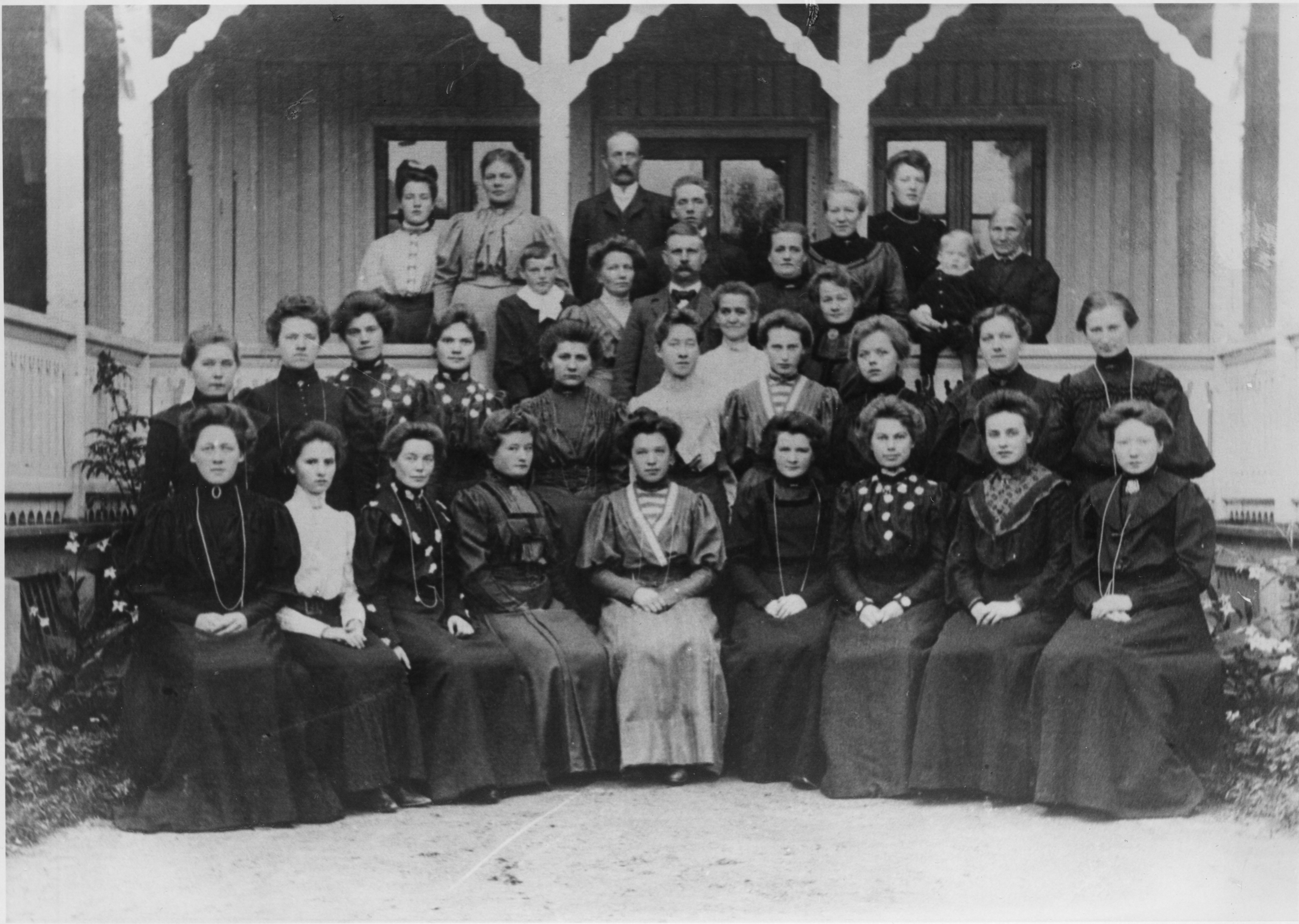 Elevkull Berger Husholdningsskole, 1906