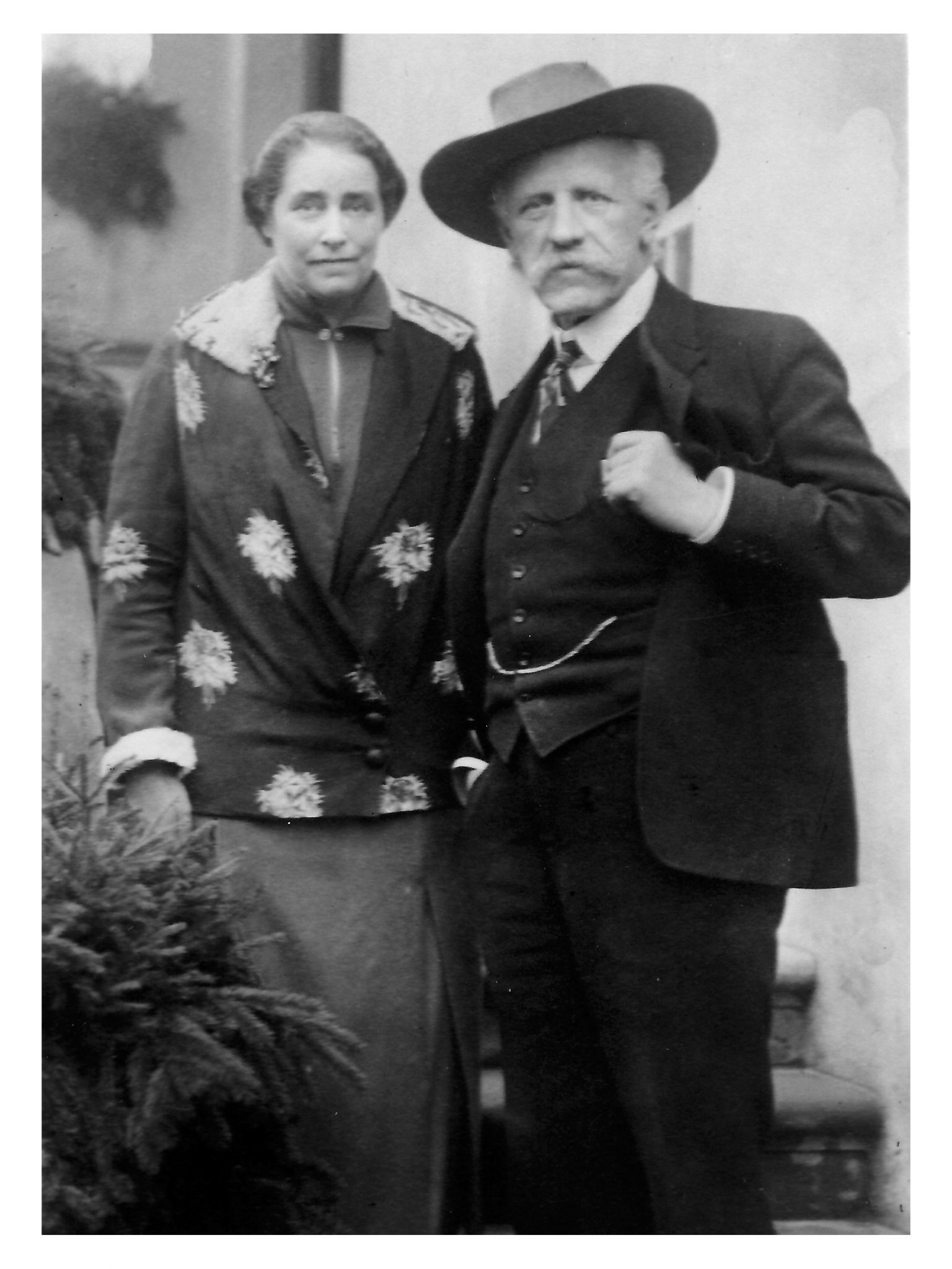 Sigrun Nansen og Fridtjof Nansen Foto: Vollen historielag